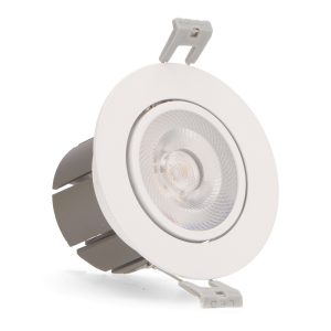 Foto principale Faretto Led da incasso 10W Rotondo Orientabile Cornice bianca Apertura 36 gradi Bianco neutro 4500K M LEDME