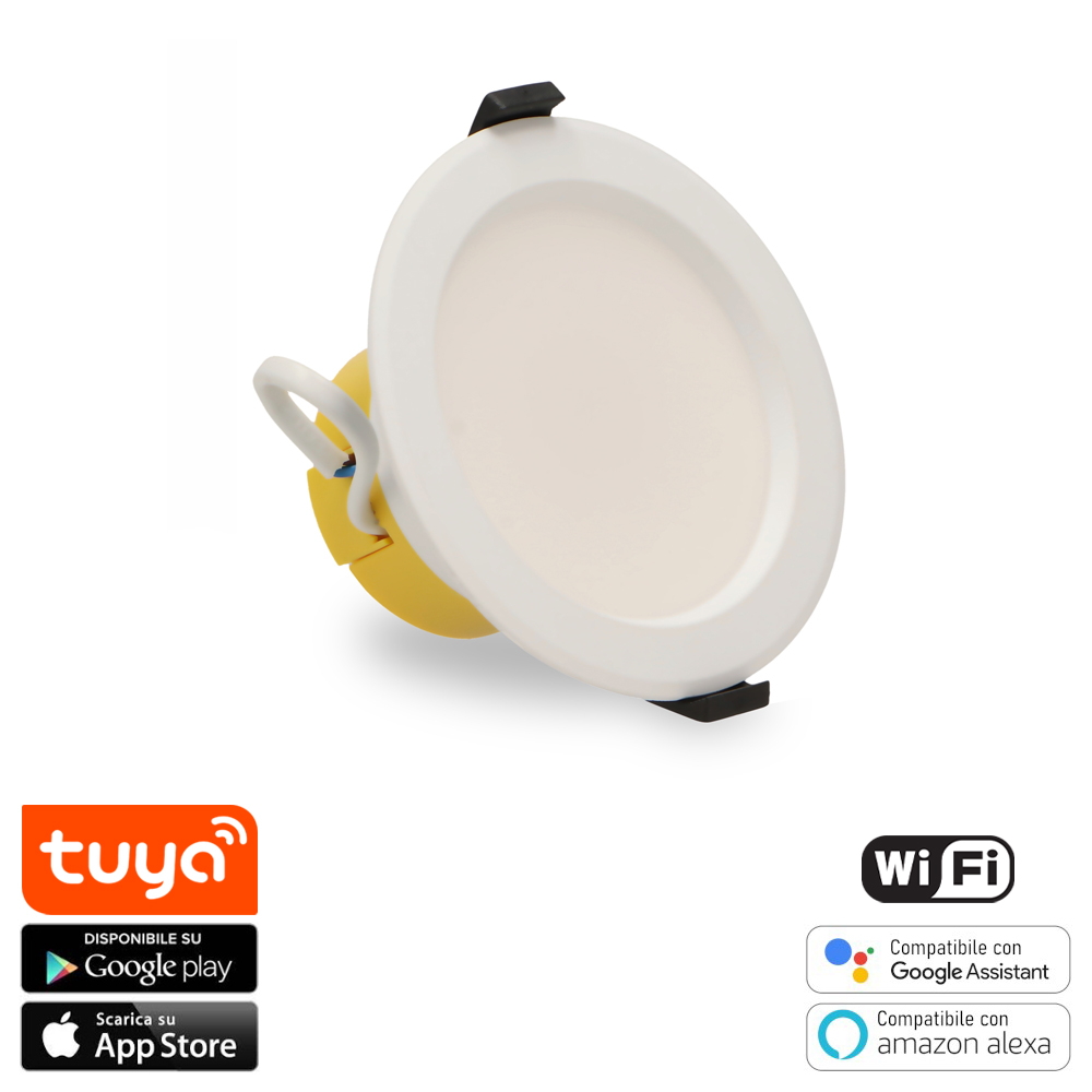 Foto principale Faretto Led da incasso Smart 9W WiFi RGB + CCT luce regolabile e dimmerabile M LEDME