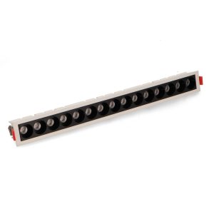 Foto principale Faretto Led da incasso Vienna 30W Rettangolare Cornice bianca Apertura 36 gradi Bianco neutro 4000K M LEDME