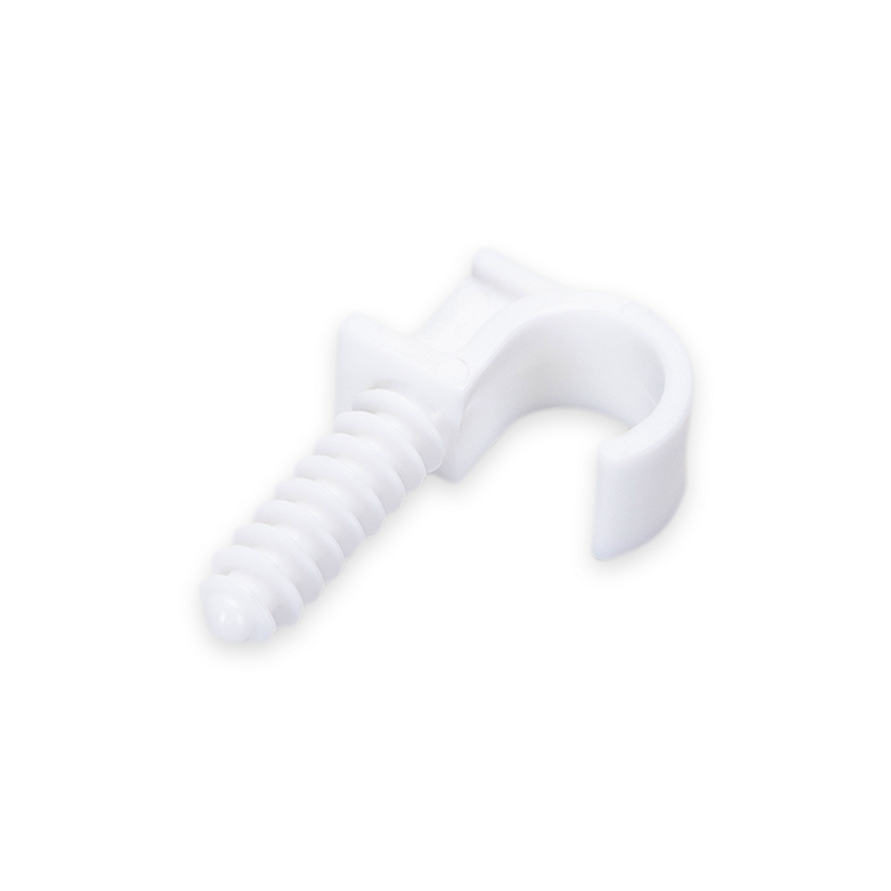 Graffette fissatubo a battere per Tubo 16mm bianco 10pz Aigostar - Foto 1