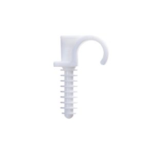 Foto principale Graffette fissatubo a battere per Tubo 16mm bianco 10pz Aigostar