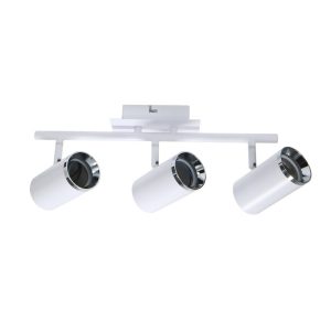 Foto principale Lampadario da soffitto City Bianco 3 Faretti GU10 Orientabili M LEDME