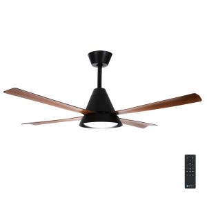 Foto principale Lampadario Ventilatore da soffitto 4 pale 54W CCT illuminazione Led regolabile con telecomando Aigostar