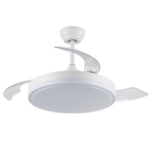 Foto principale Lampadario Ventilatore da soffitto Herben 68W illuminazione Led regolabile con telecomando M LEDME