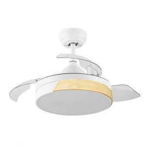 Foto principale Lampadario Ventilatore da soffitto Messe Nature 27W illuminazione Led regolabile con telecomando M LEDME