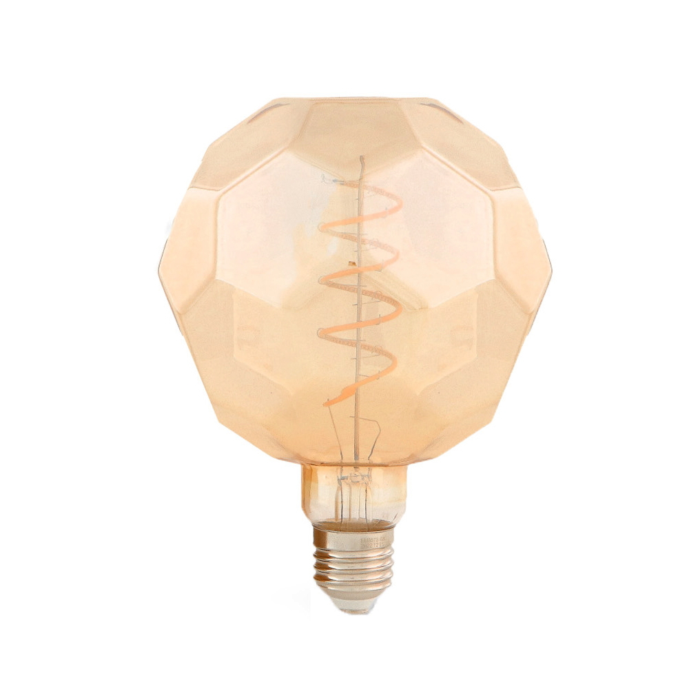Foto principale Lampadina Led Esagoni Vintage a Filamento G125 E27 a 4W decorativa Bianco caldo 2300K M LEDME