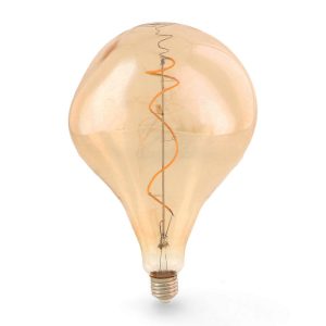 Foto principale Lampadina Led Vintage a Filamento E27 A165 Alien 4W decorativa Bianco caldo 2300K M LEDME