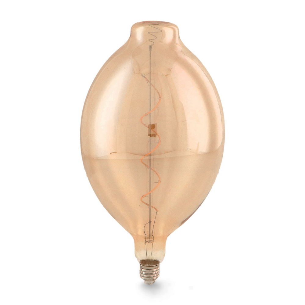 Foto principale Lampadina Led Vintage a Filamento E27 BT180 Jar 4W decorativa Bianco caldo 2300K M LEDME