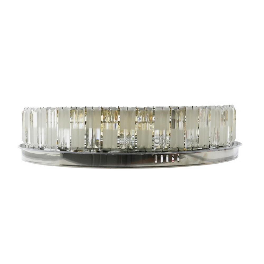 Plafoniera Led 108W Rotonda Bianca e Oro CCT luce regolabile M LEDME - Foto 1