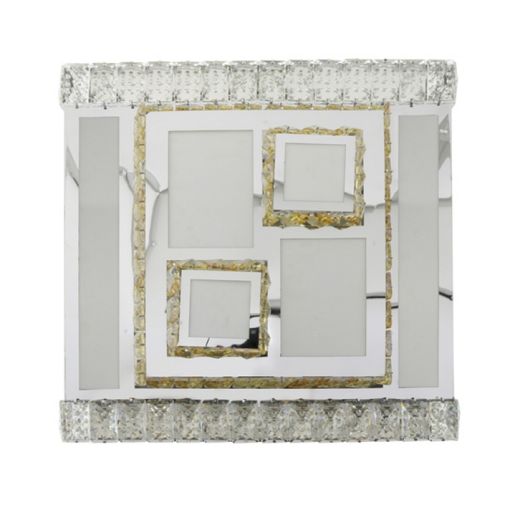 Foto principale Plafoniera Led 120W Quadrata Bianca e Oro CCT luce regolabile M LEDME