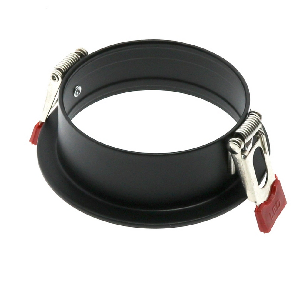 Portafaretto fisso per faretto Cobfix 10W da incasso diametro 84mm nero Rotondo 1 posto M LEDME - Foto 2
