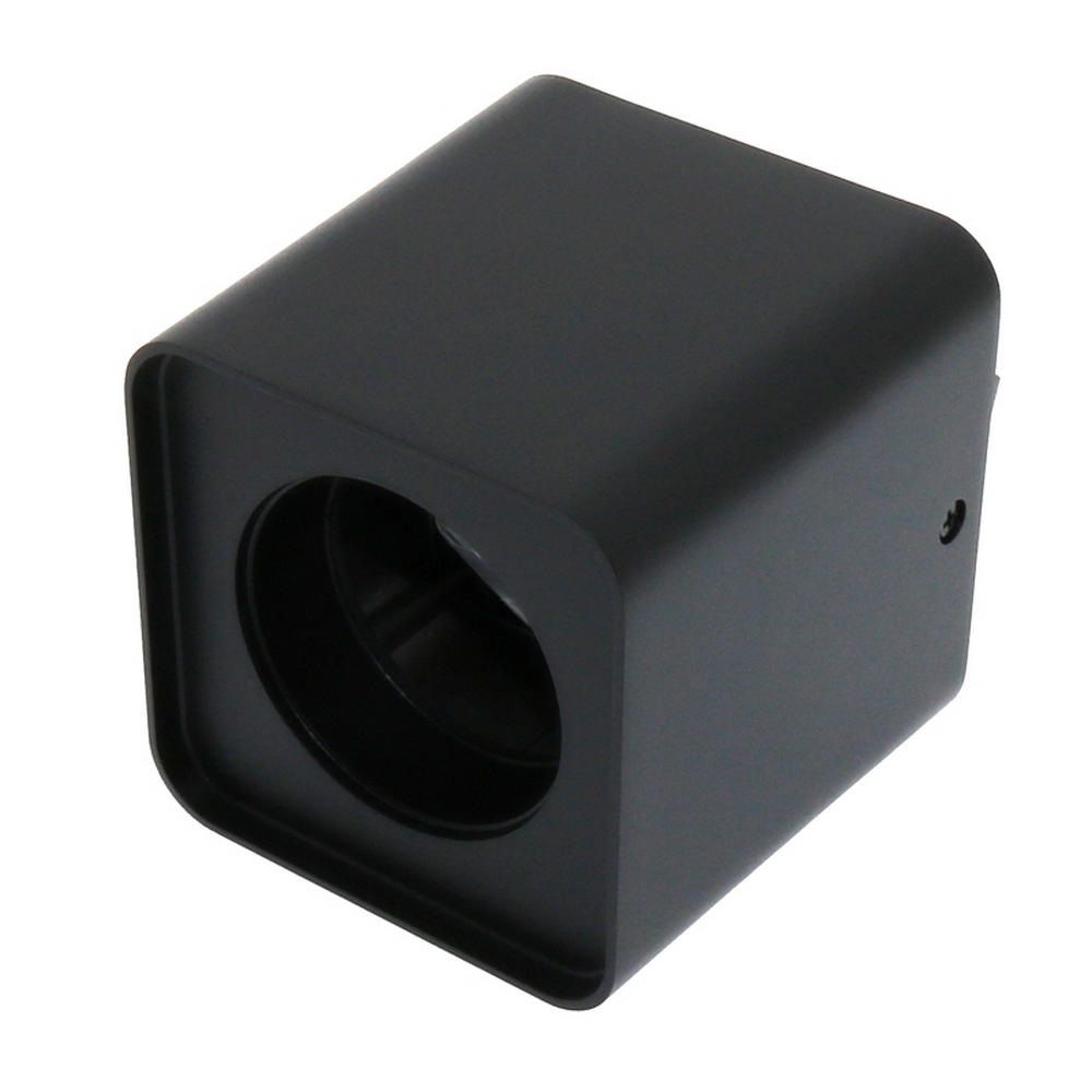 Portafaretto fisso per faretto Cobfix 10W da superfice 105x105mm Nero Quadrato 1 posto M LEDME - Foto 1