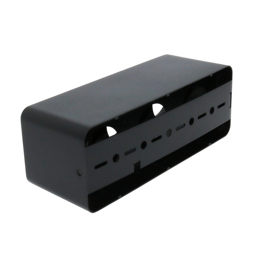 Portafaretto fisso per faretto Cobfix 10W da superfice 295x110mm Nero Rettangolare 3 posti M LEDME - Foto 2
