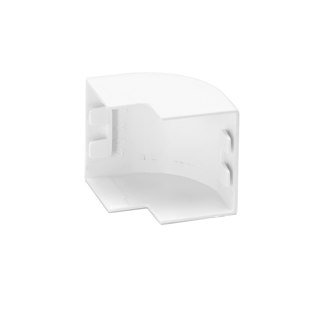 Spigolo esterno 90° L per Canalina 40x25mm bianca 4pz Aigostar - Foto 1