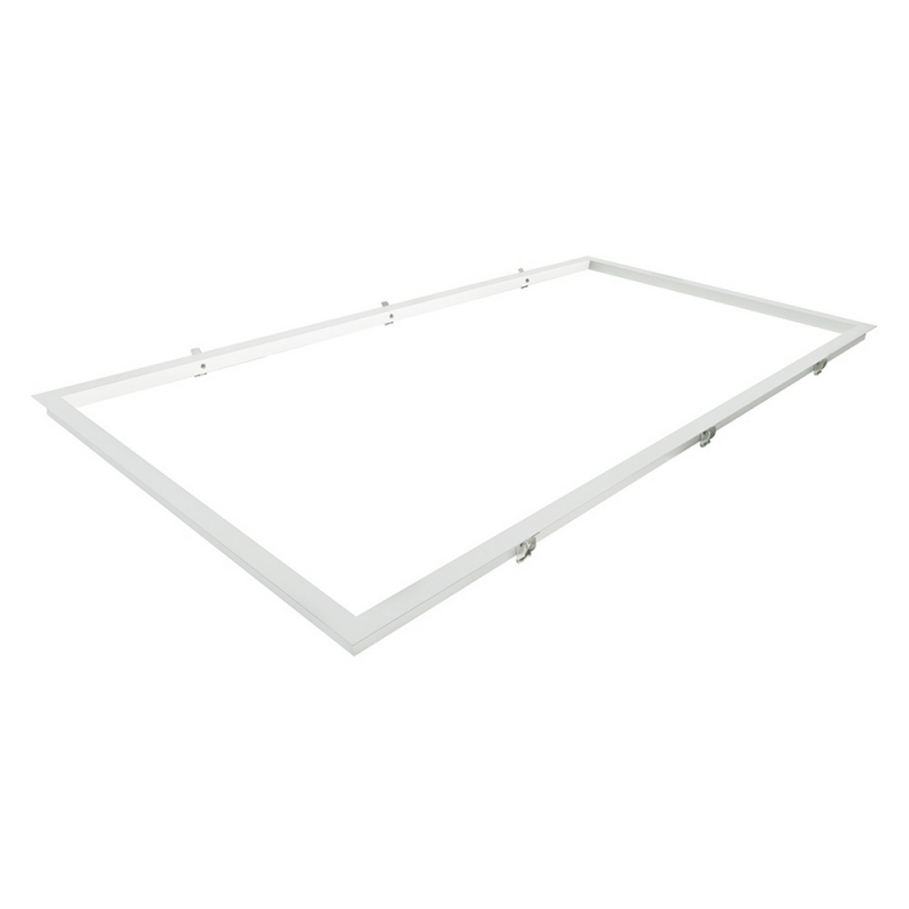 Supporto di fissaggio ad incasso per Pannello Led Rettangolare 120x60cm Cornice bianca M LEDME - Foto 1
