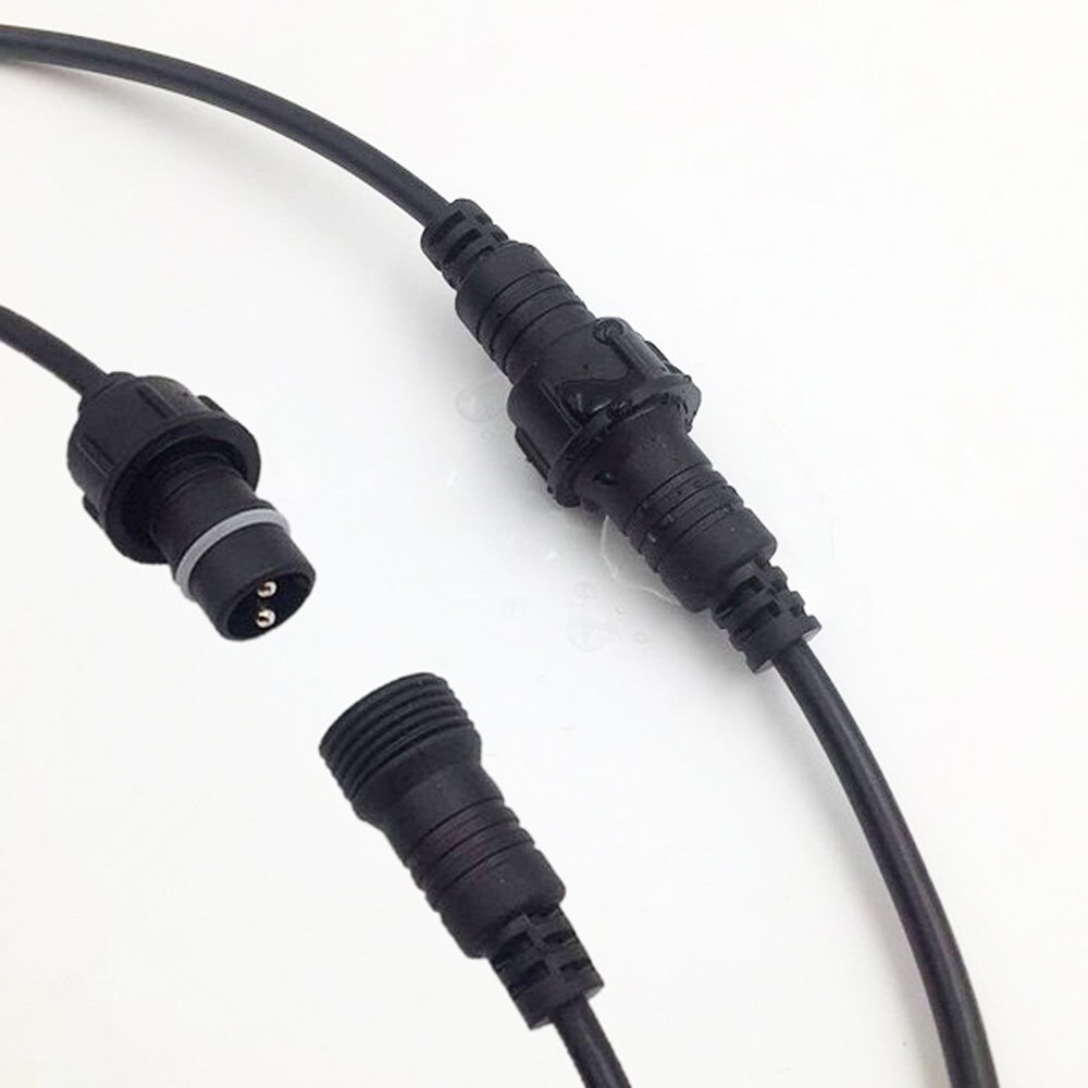 Catena di luci lineare 5 metri per 10 lampadine E27 IP54 Nera Wisdom - Foto 3
