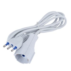 Foto principale Cavo prolunga elettrico da 2m – Spina 16A e Presa Schuko+Bipasso Aigostar