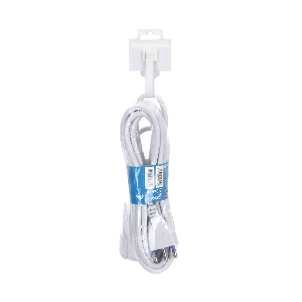 Cavo prolunga elettrico da 5m – Spina 16A e Presa Schuko+Bipasso Aigostar - Foto 2
