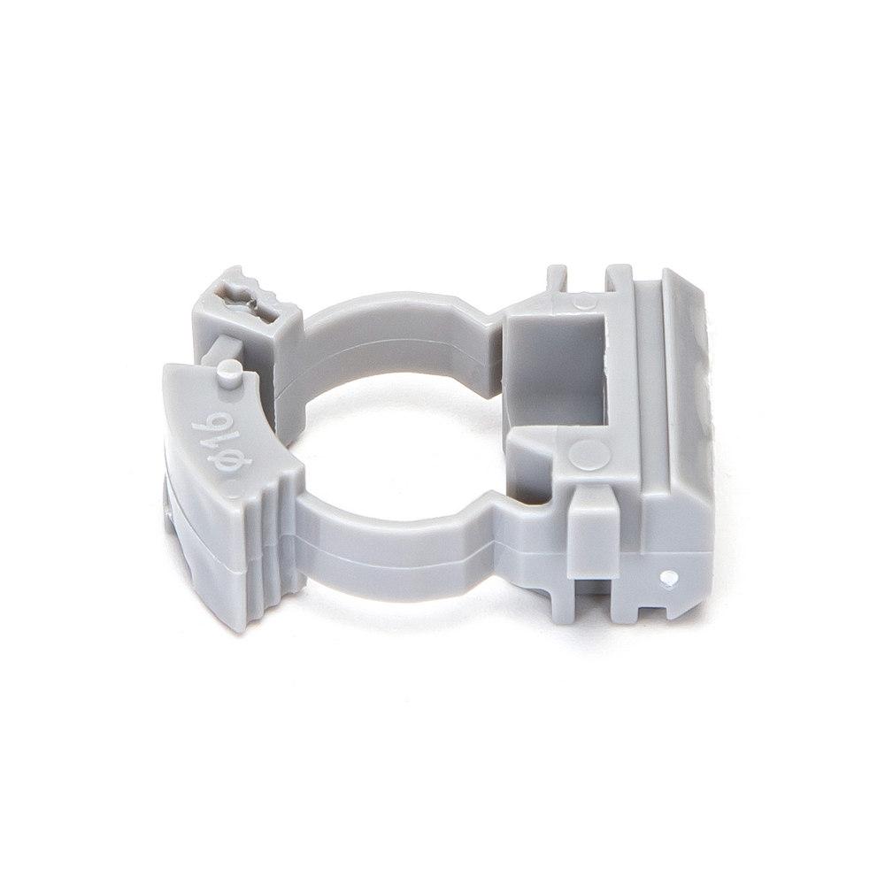 Clips fissatubo a collare per Tubo 16mm grigio 10pz Aigostar - Foto 2
