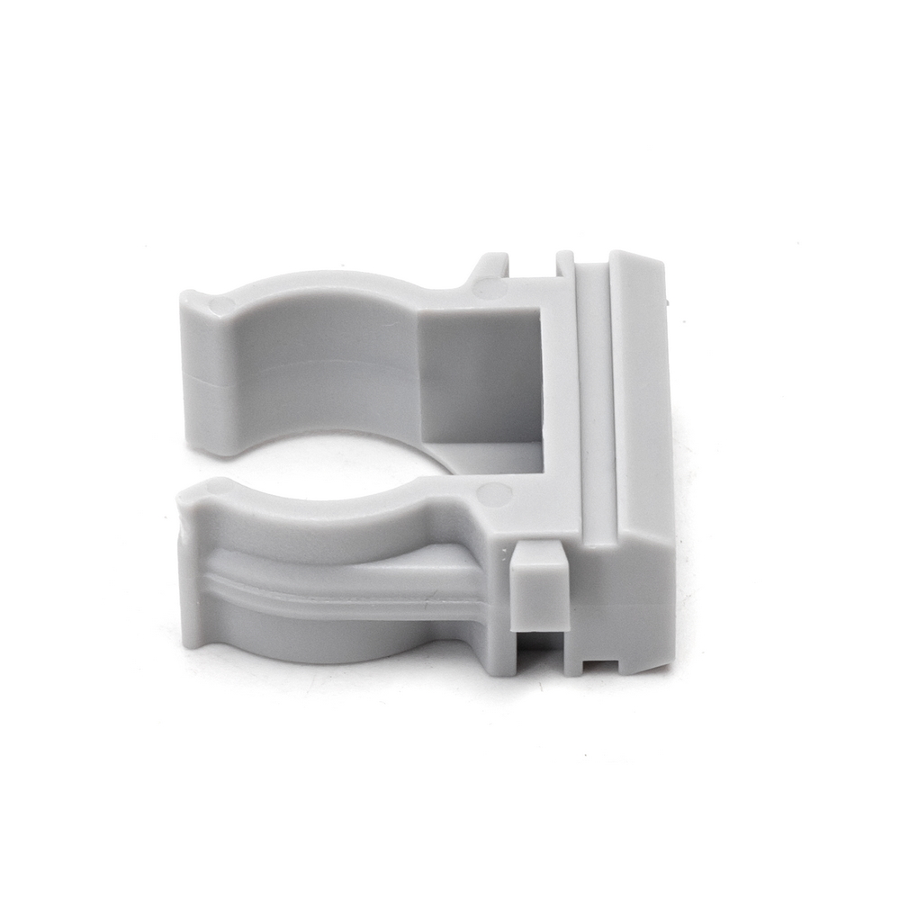 Clips fissatubo a scatto per Tubo 16mm grigio 10pz Aigostar - Foto 2