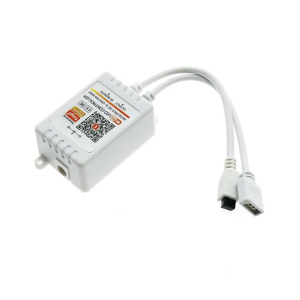 Controller Smart Tuya WiFi mini Dimmer striscia Led RGB 12-24V con telecomando M LEDME - Foto 1