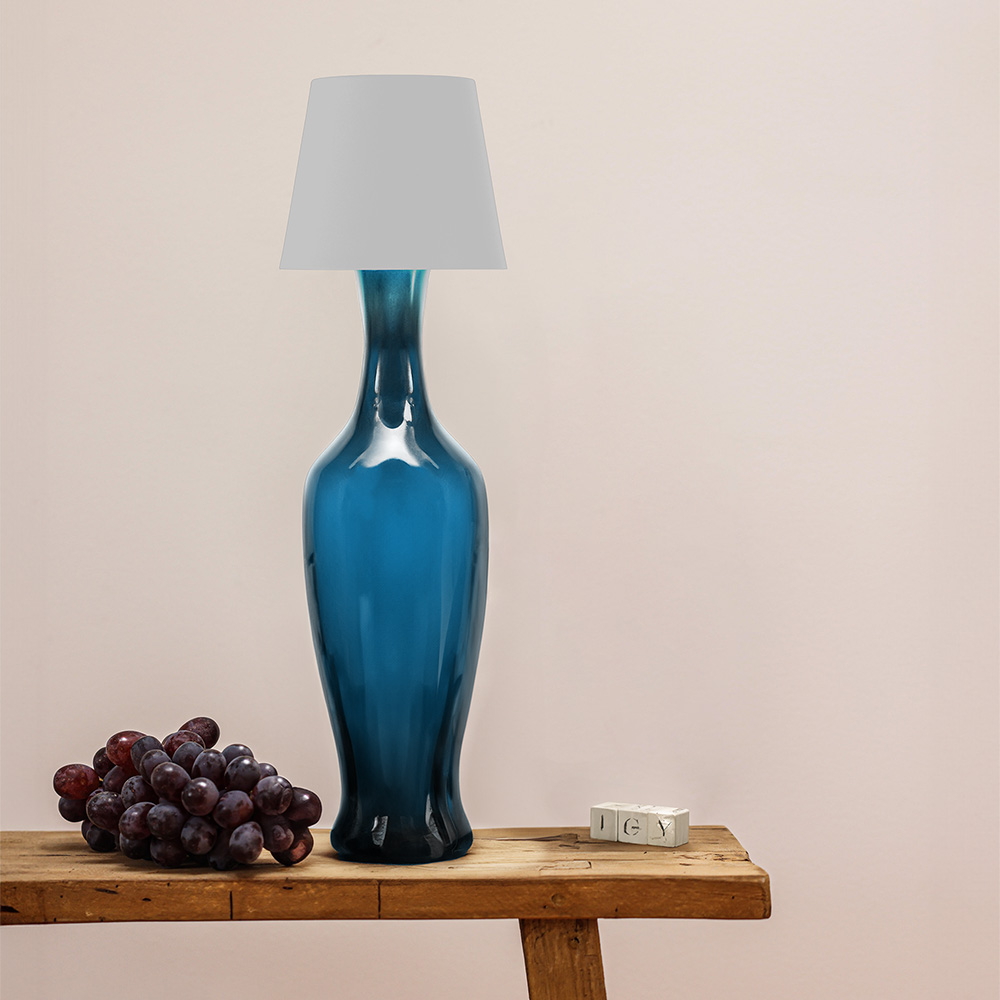 Lampada da tavolo Led touch Alba Bianca 1,2W portatile e da bottiglia a batteria ricaricabile USB Novaline - Foto 2