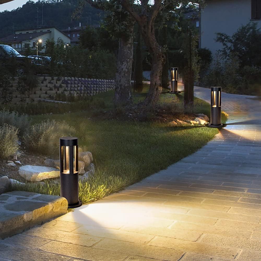 Lampioncino Led Mandir 15W Nero 30cm IP65 Bianco caldo 3000K Wisdom - Foto 3