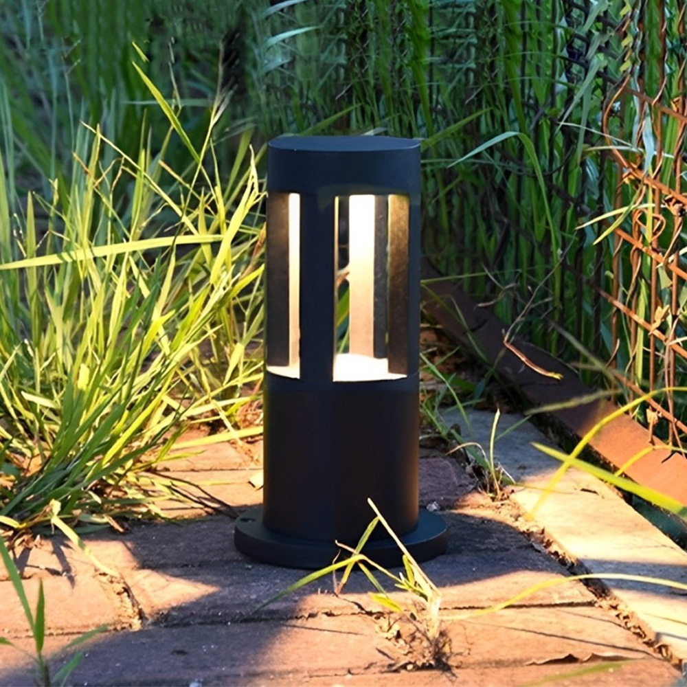 Lampioncino Led Mandir 15W Nero 30cm IP65 Bianco caldo 3000K Wisdom - Foto 4