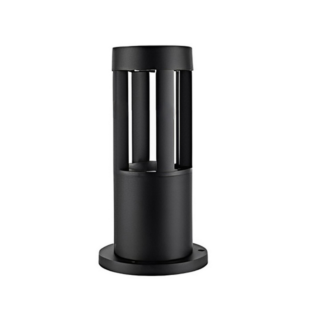 Foto principale Lampioncino Led Mandir 15W Nero 30cm IP65 Bianco caldo 3000K Wisdom