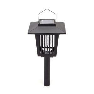 Foto principale Lampioncino segnapassi Antizanzare Led Jail 0,03W Nero con pannello solare IP44 Bianco freddo 6500K con sensore crepuscolare Aigostar