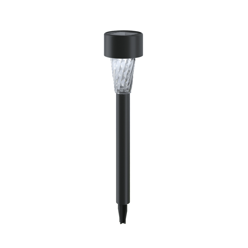 Foto principale Lampioncino segnapassi Led Glass 0,006W Nero con pannello solare IP44 Bianco freddo 6500K con sensore crepuscolare Aigostar