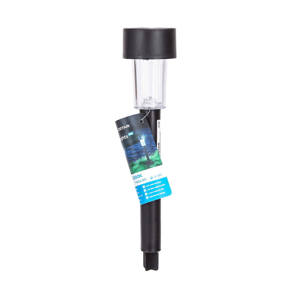 Lampioncino segnapassi Led Goblet 0,006W Nero con pannello solare IP44 Bianco freddo 6500K con sensore crepuscolare Aigostar - Foto 3