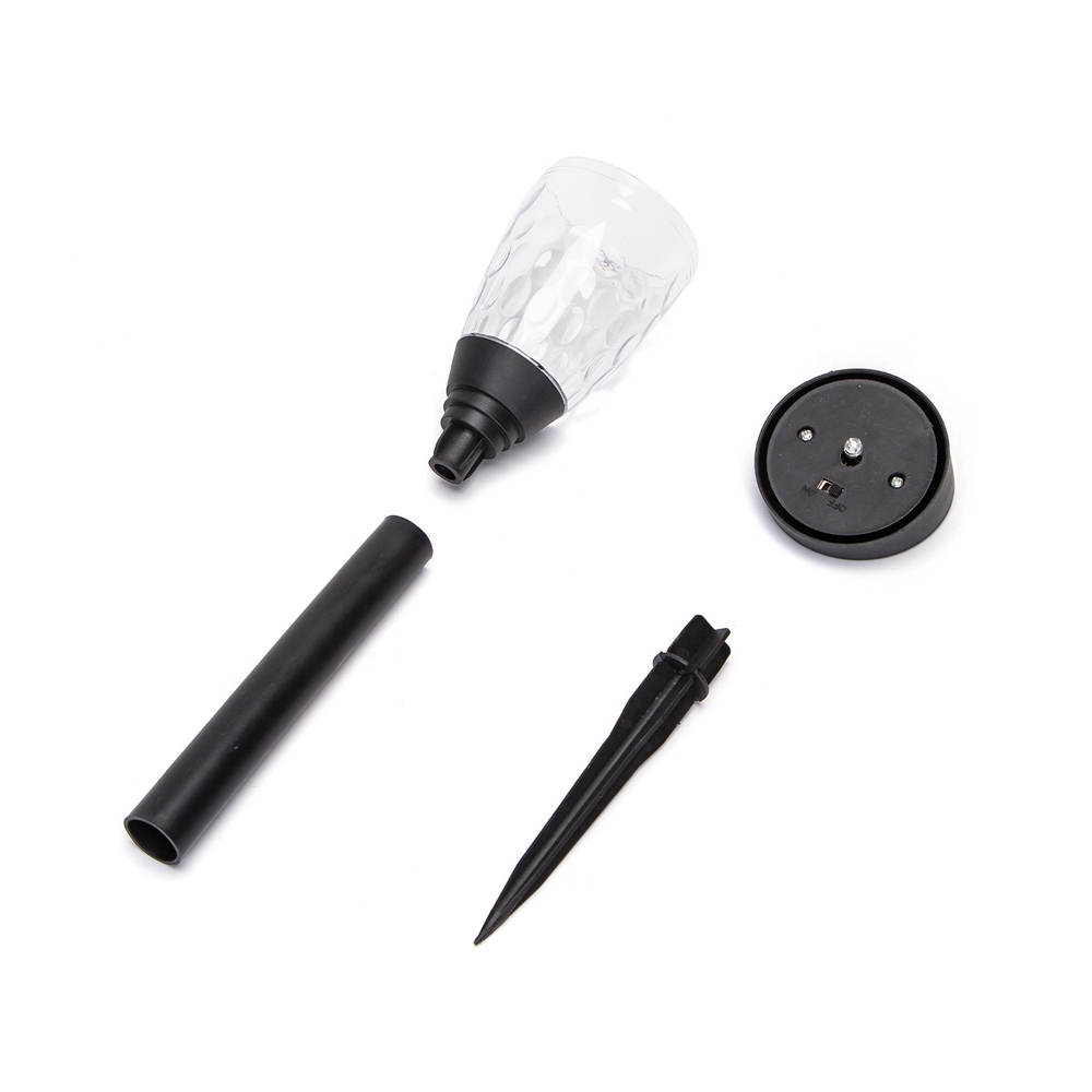 Lampioncino segnapassi Led Hala 0,006W Nero con pannello solare IP44 Bianco freddo 6500K con sensore crepuscolare Aigostar - Foto 1