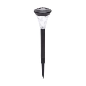 Foto principale Lampioncino segnapassi Led Ipomea 0,006W Nero con pannello solare IP44 Bianco freddo 6500K con sensore crepuscolare Aigostar