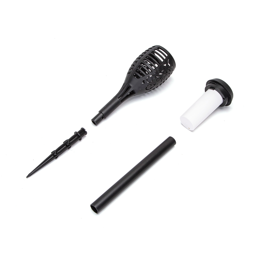 Lampioncino segnapassi Led Torch 0,023W Nero con pannello solare IP44 Bianco caldo 2700K con sensore crepuscolare Aigostar - Foto 1