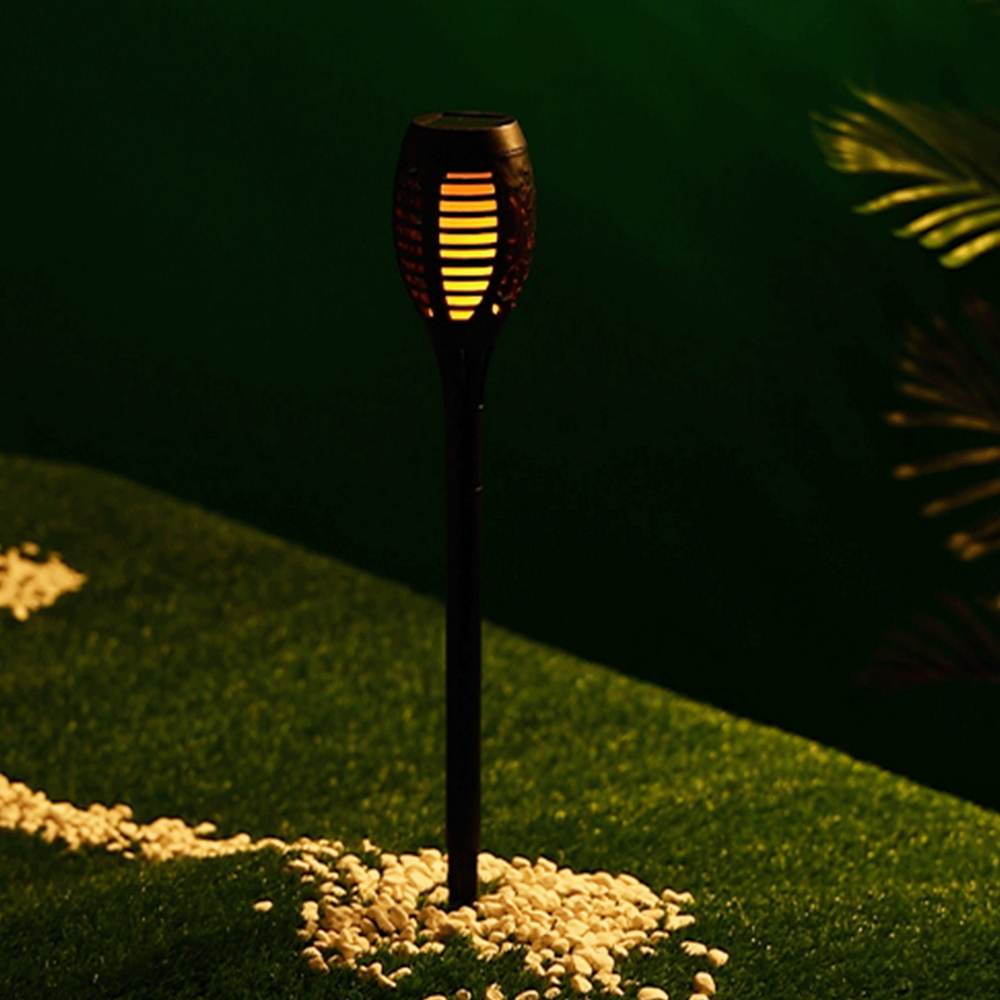 Lampioncino segnapassi Led Torch 0,023W Nero con pannello solare IP44 Bianco caldo 2700K con sensore crepuscolare Aigostar - Foto 2