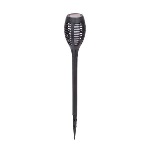 Foto principale Lampioncino segnapassi Led Torch 0,023W Nero con pannello solare IP44 Bianco caldo 2700K con sensore crepuscolare Aigostar