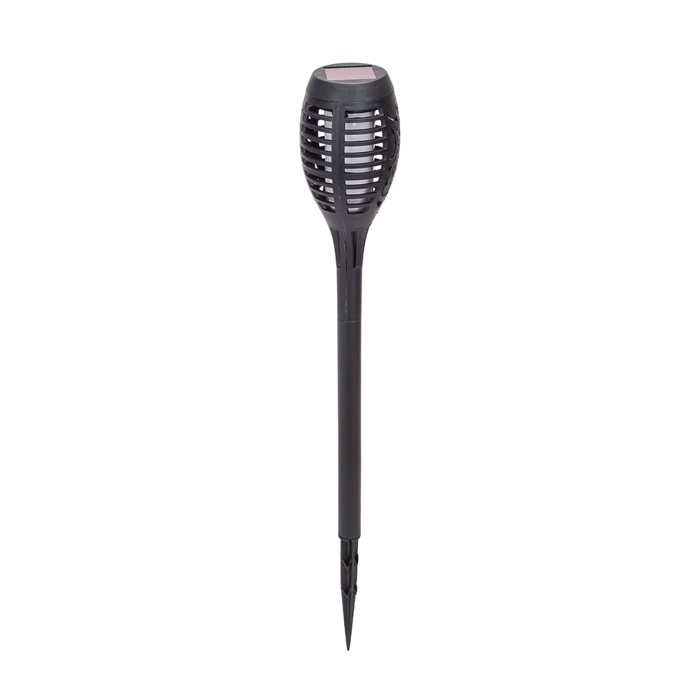 Foto principale Lampioncino segnapassi Led Torch 0,023W Nero con pannello solare IP44 Bianco caldo 2700K con sensore crepuscolare Aigostar