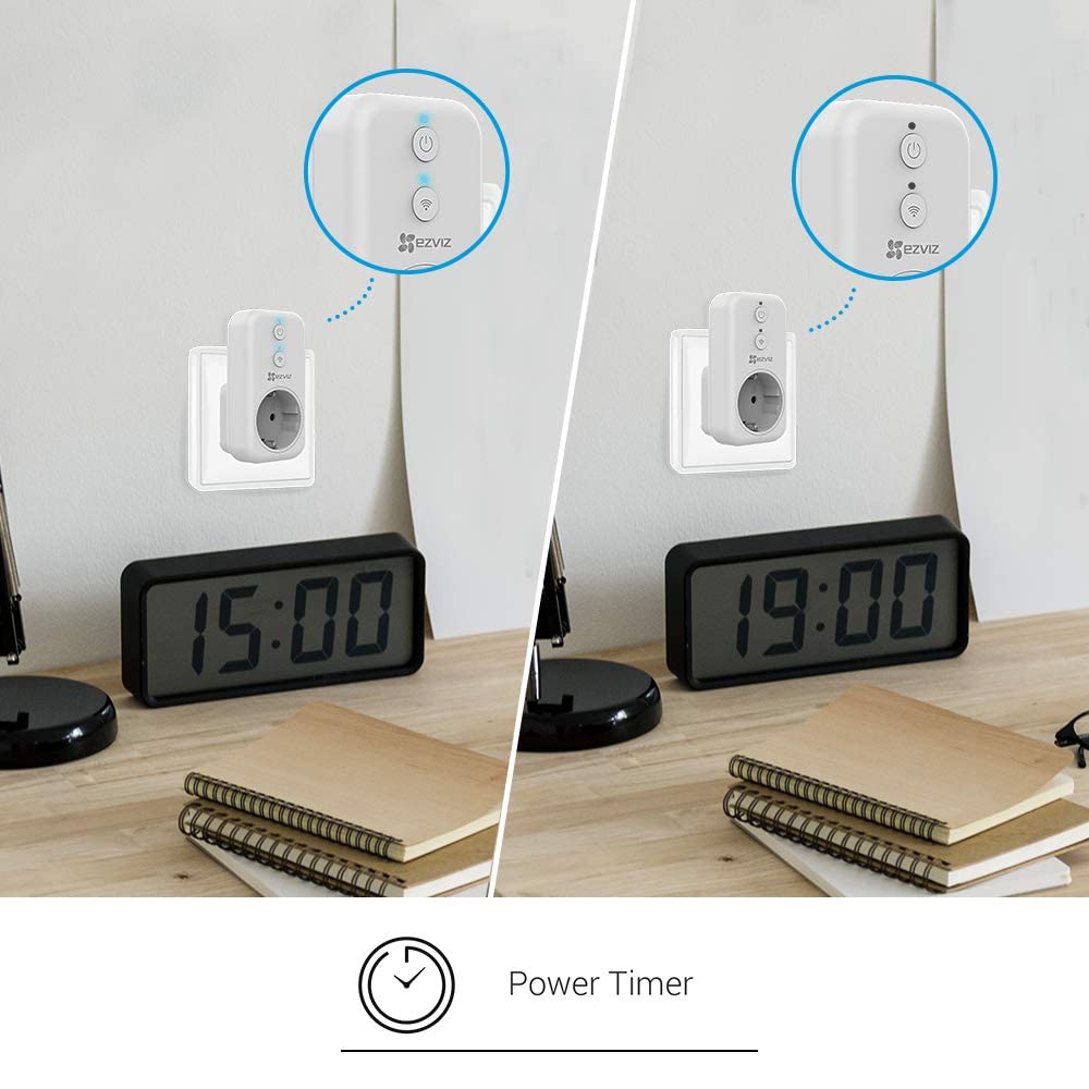 Presa Smart Schuko EZVIZ T31 WiFi 16A monitoraggio consumi - Foto 7