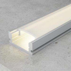 Foto principale Profilo Led piatto U Sid per strisce Led 12-24V a superfice 2 metri in alluminio M LEDME