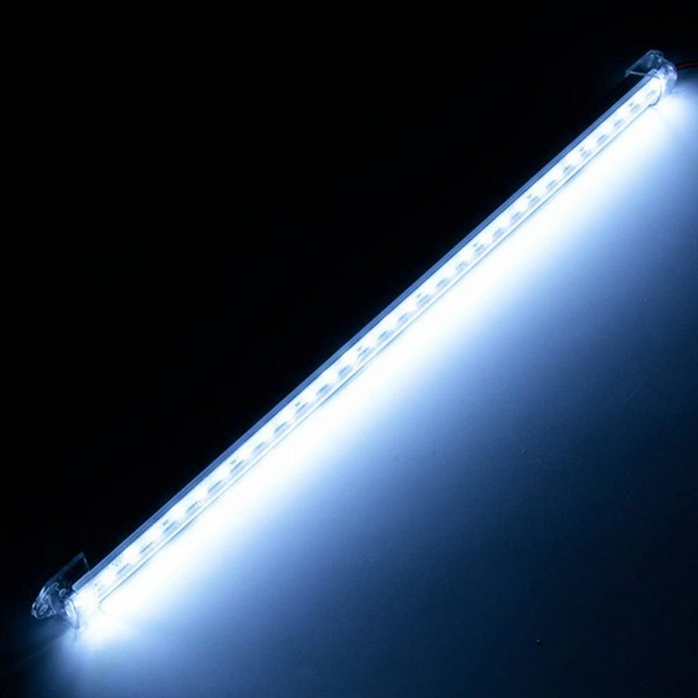 Barra Led per auto e camper 12V 9W 30cm con morsetti IP20 Bianco Freddo 6500K Wisdom - Foto 4