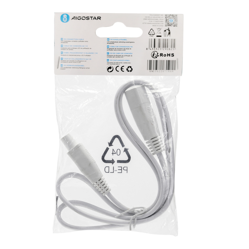 Cavo connettore per Barra Led Shadowless maschio – femmina Aigostar - Foto 4