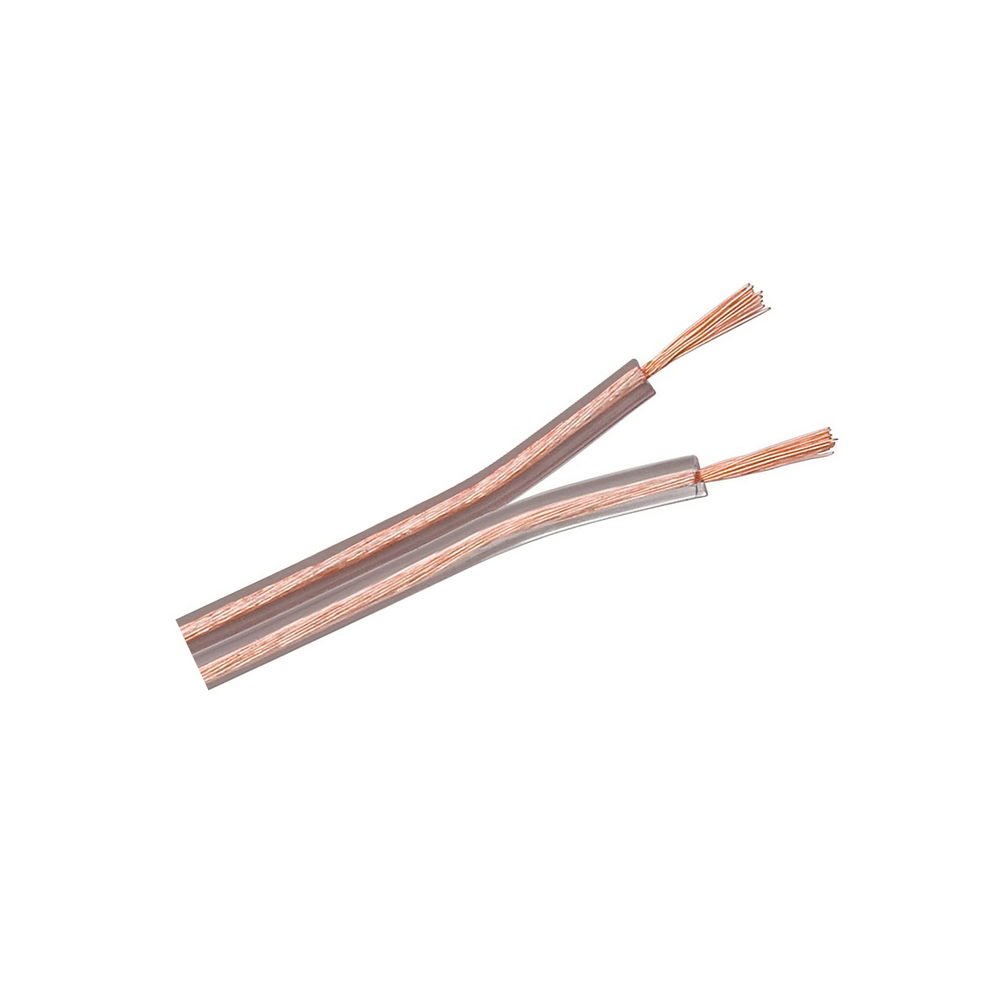 Foto principale Cavo elettrico 2 x 0,5 mm2 5A 1 metro trasparente per strisce Led monocolore (venduto a metro) M LEDME