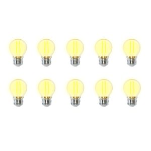 Foto principale Confezione da 10 Lampadine Led per catena di luci E27 G45 4W Bianco caldo 2700K Aigostar