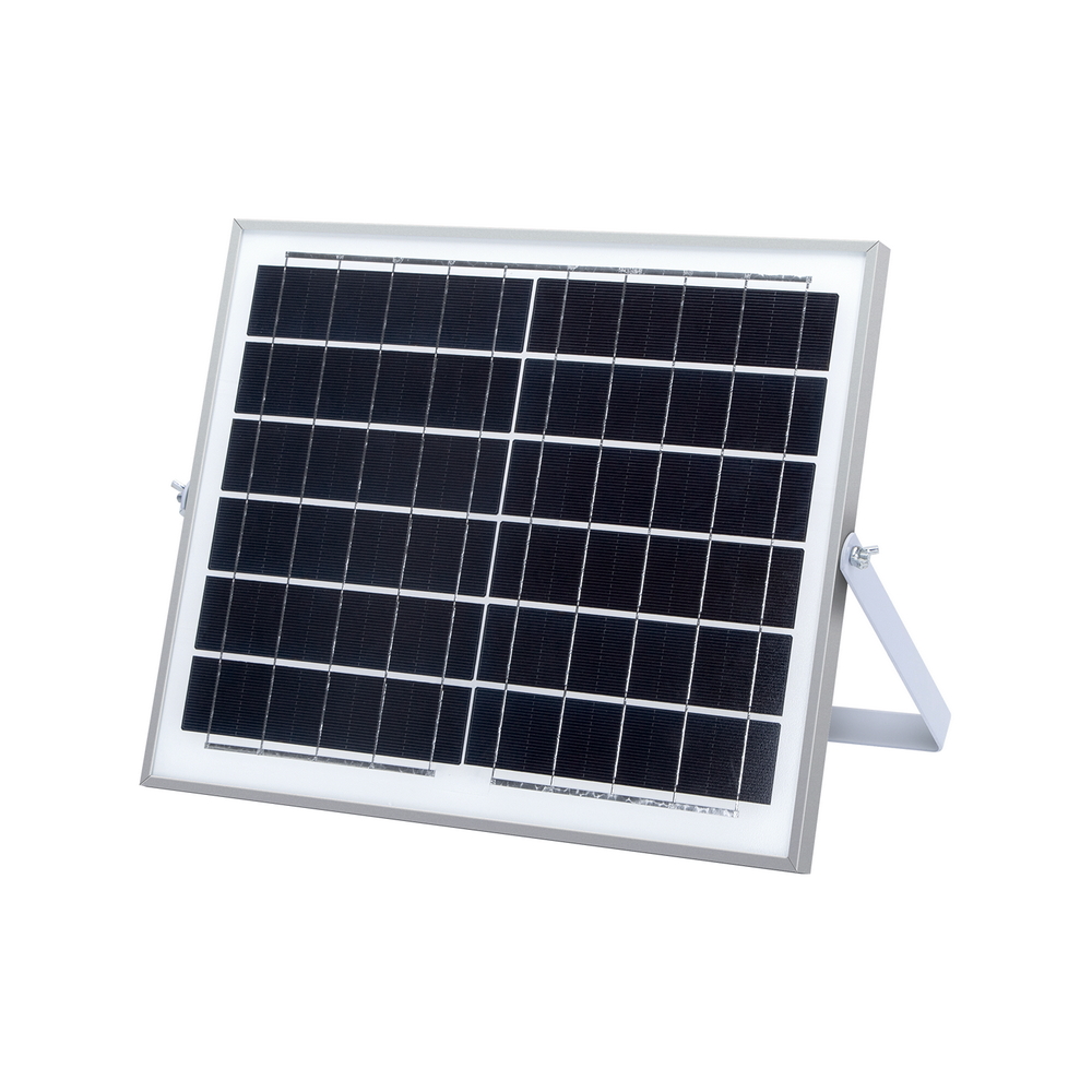 Faro Led 40W Nero con pannello solare IP67 Bianco freddo 6500K Dimmerabile con telecomando e crepuscolare Aigostar - Foto 3