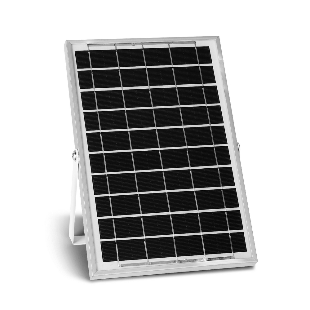 Faro Led 50W Nero con pannello solare IP66 Bianco freddo 6500K Dimmerabile con telecomando e crepuscolare Aigostar - Foto 3