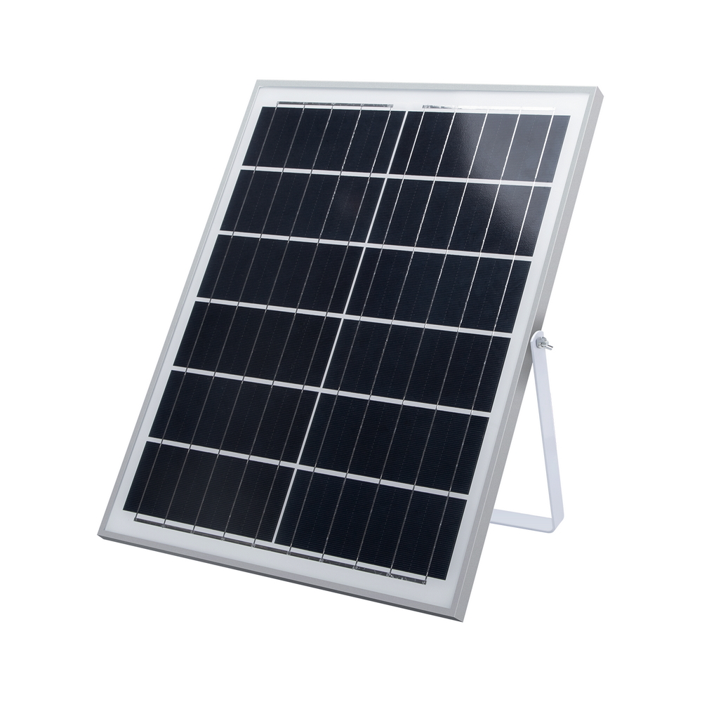 Faro Led 60W Nero con pannello solare IP67 Bianco freddo 6500K Dimmerabile con telecomando e crepuscolare Aigostar - Foto 3