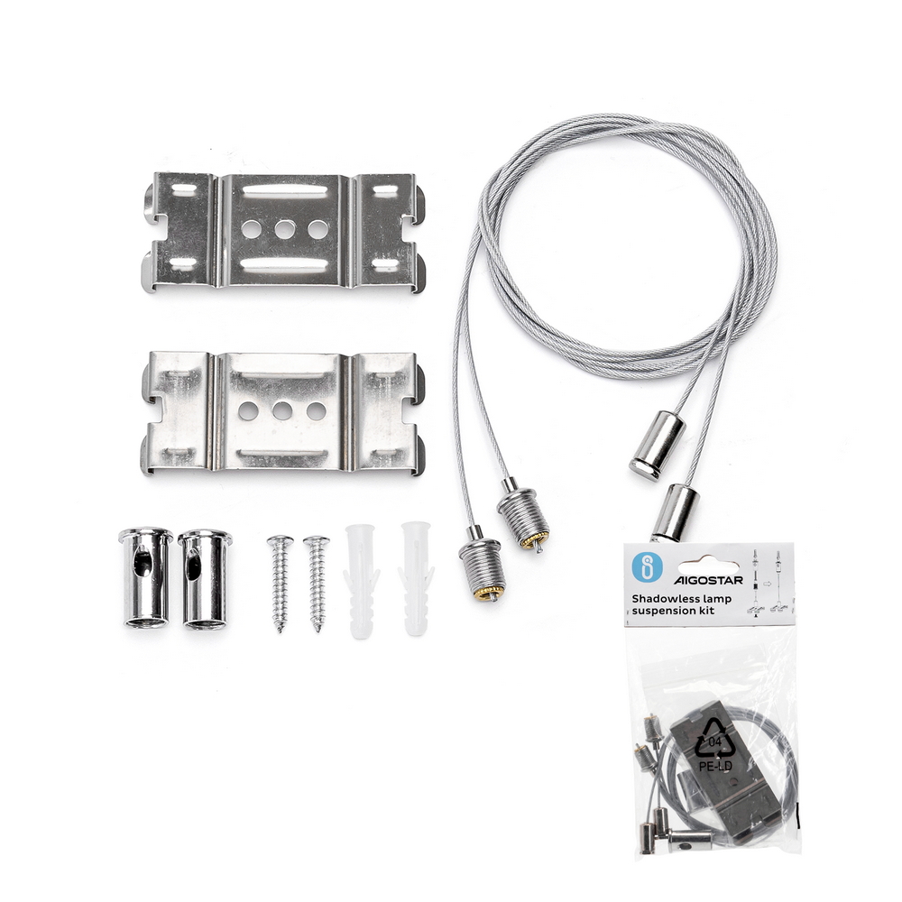 Kit installazione a sospensione per Barra Led Shadowless Aigostar - Foto 2