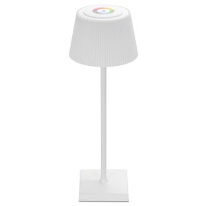 Foto principale Lampada da tavolo Led touch Dory Bianca RGB 4W portatile a batteria ricaricabile USB Aigostar