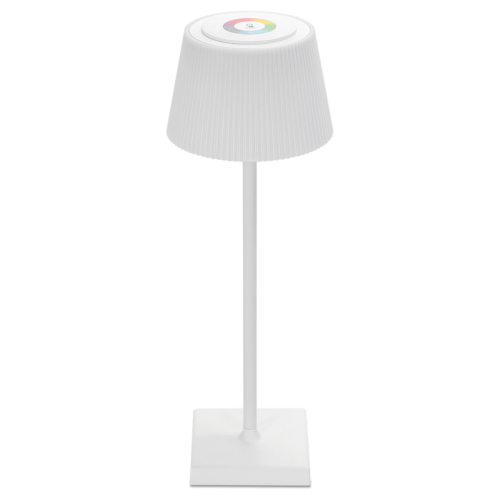 Foto principale Lampada da tavolo Led touch Dory Bianca RGB 4W portatile a batteria ricaricabile USB Aigostar